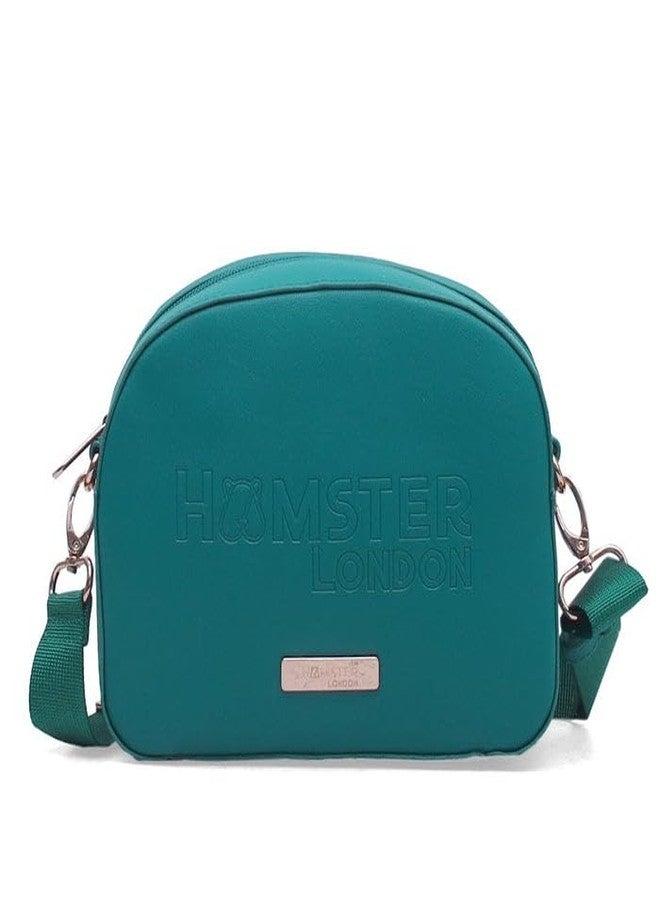 HAMSTER London Melissa Luna Women's Cross Body Sling Bag - Lightweight, Stylish Shoulder Bag for Daily Use, Travel & Outings - Compact & Durable Purse (Blue) - Image 1